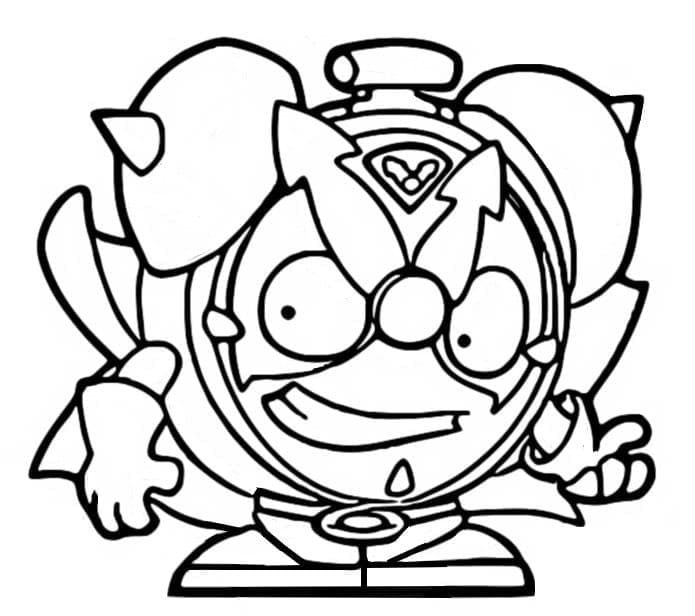 Superzings Ring Ding coloring page
