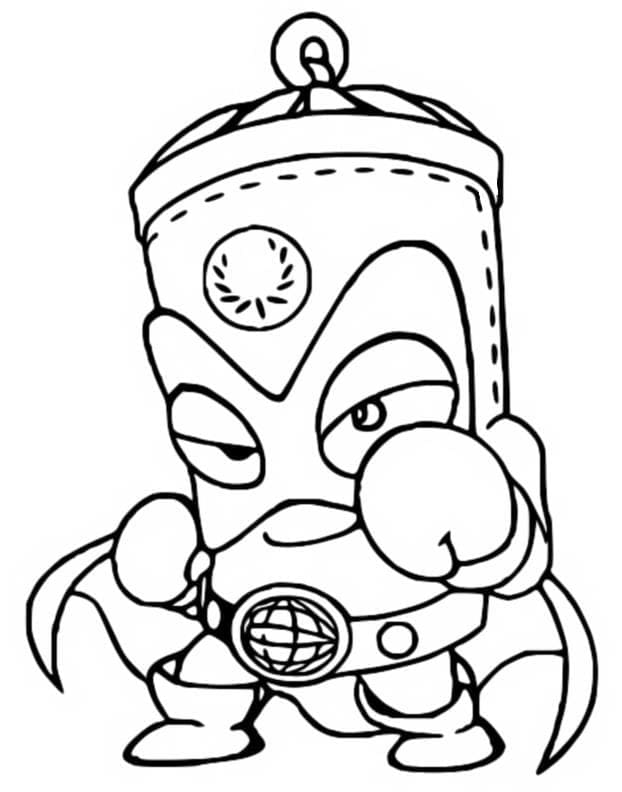 Superzings The Champ coloring page