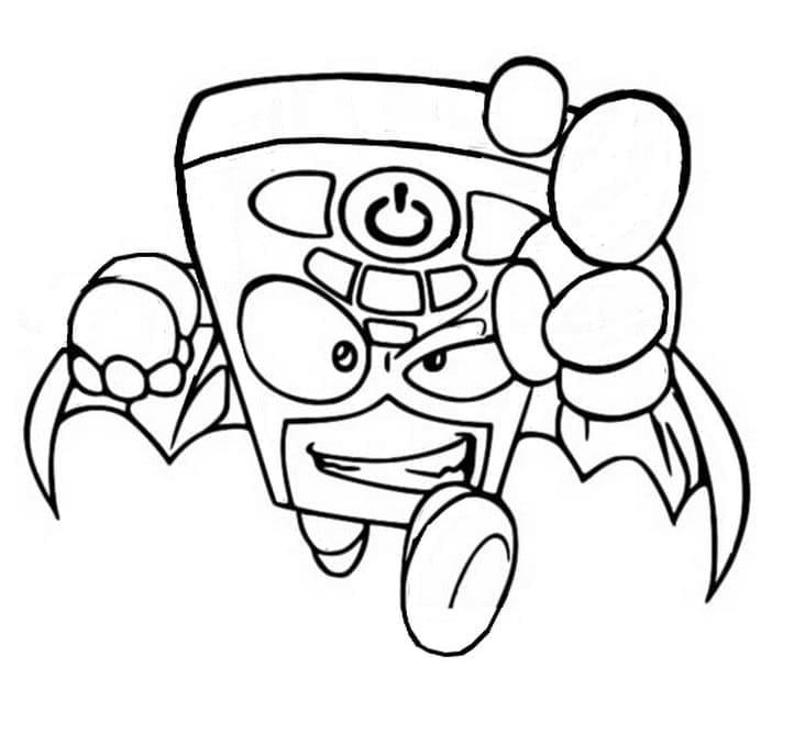 Superzings Zapper coloring page
