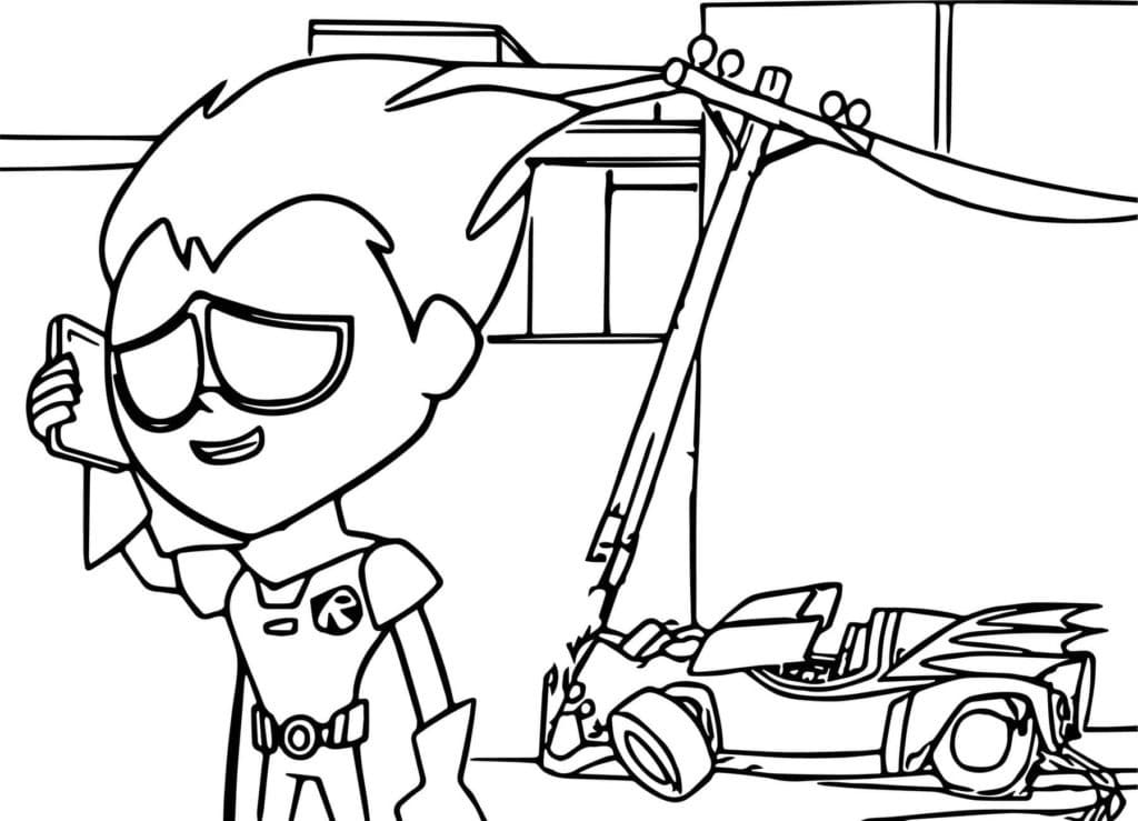 Teen Titans Go 13 coloring page