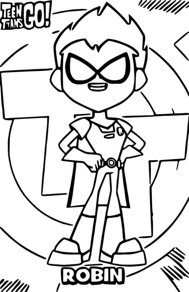 Teen Titans Go 15 coloring page