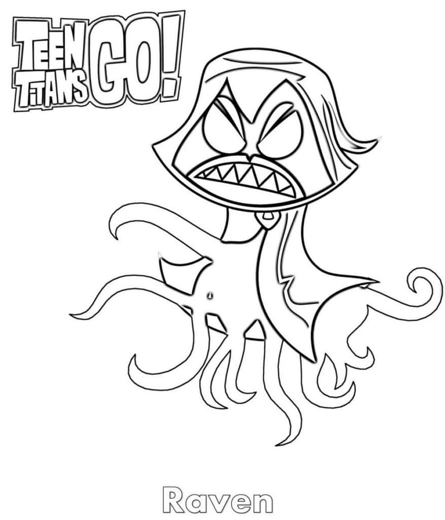 Teen Titans Go 2 coloring page