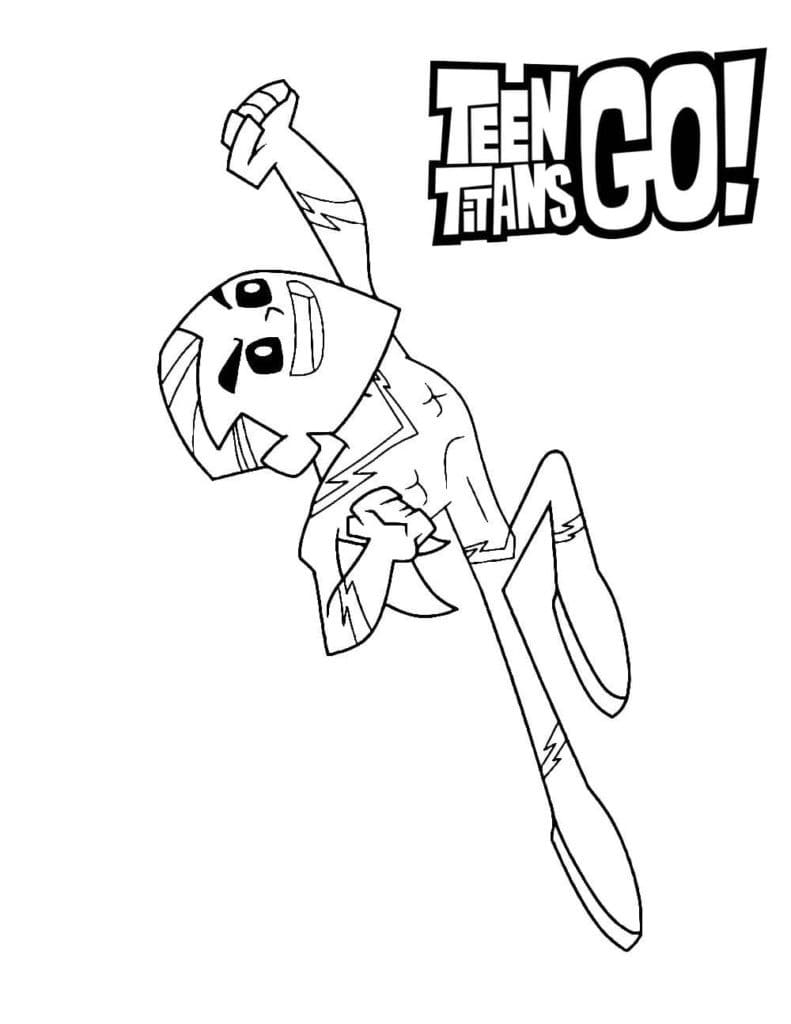 Teen Titans Go Aqualad coloring page