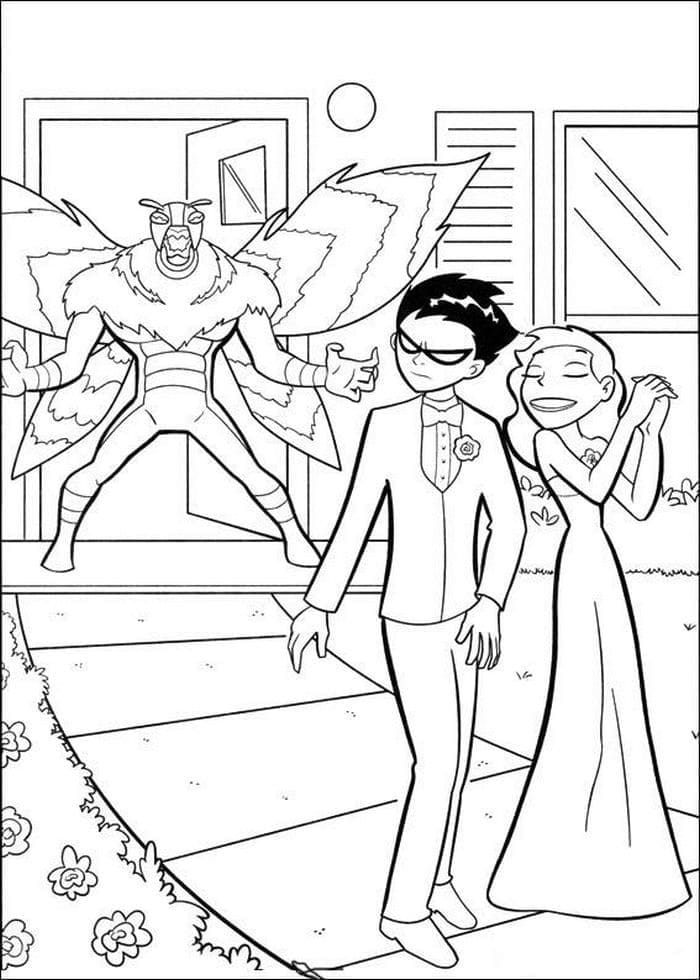Teen Titans Go Imprimable coloring page