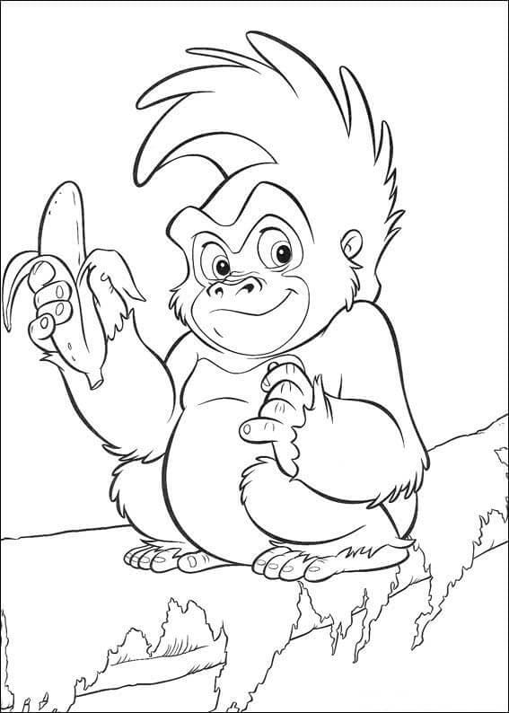 Terk de Disney Tarzan coloring page