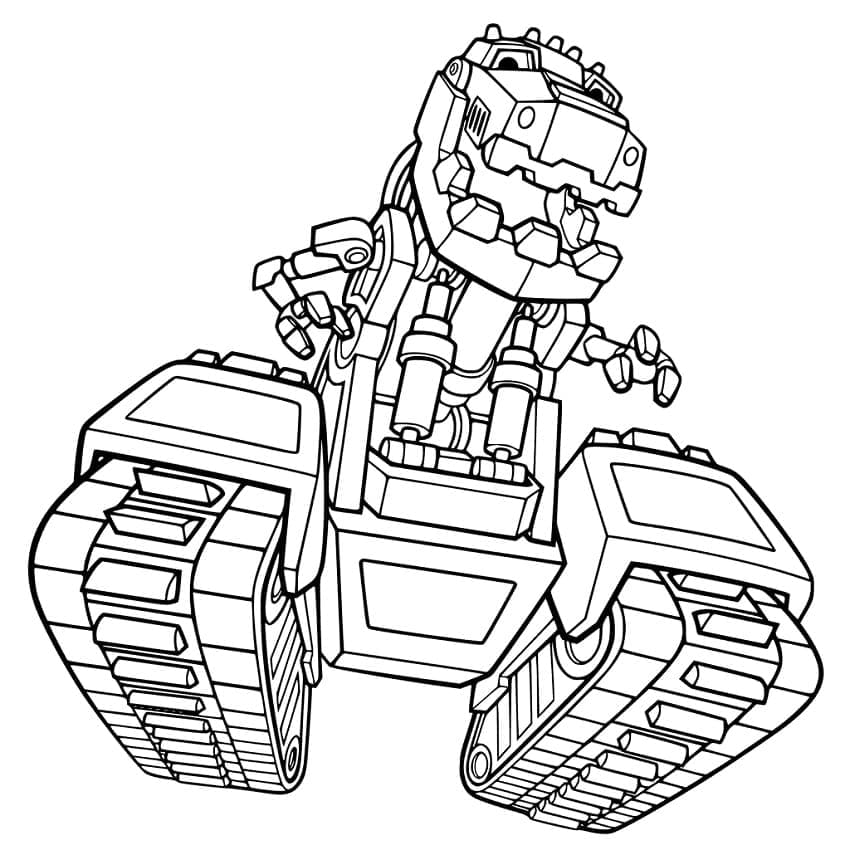 Coloriage Tim Rux Dinotrux