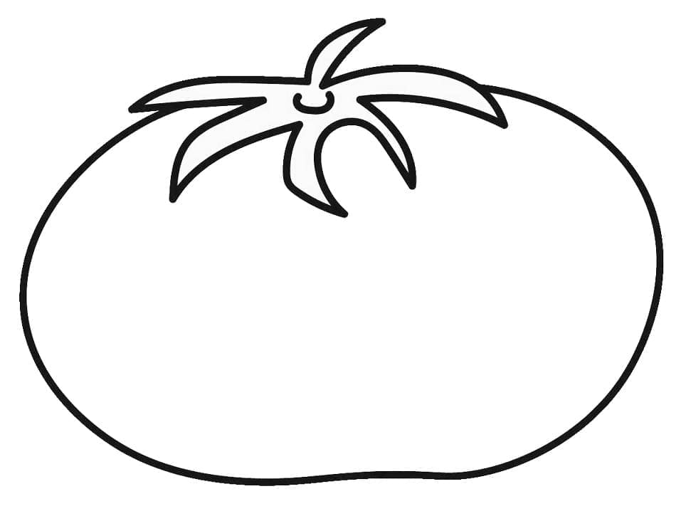 Tomate Facile coloring page