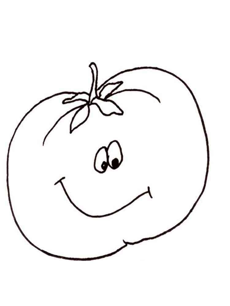 Tomate Hilarante coloring page