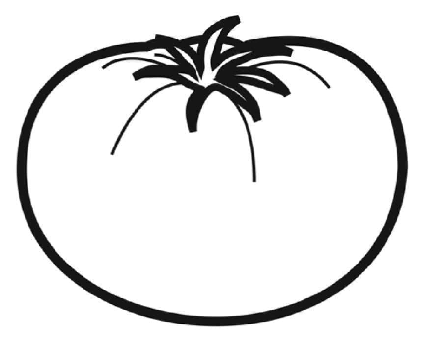 Tomate Parfaite coloring page