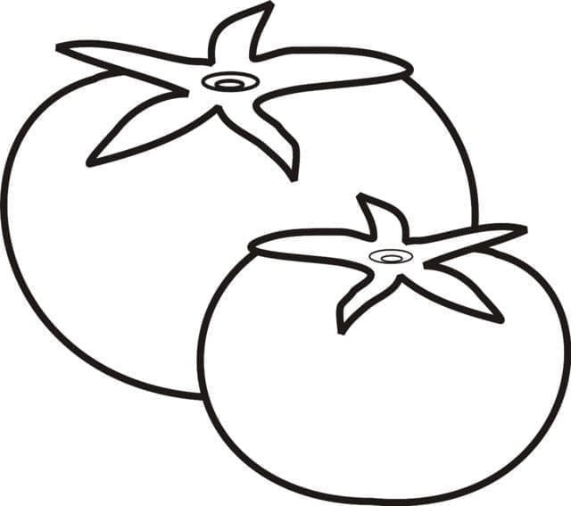 Tomates Fraîches coloring page