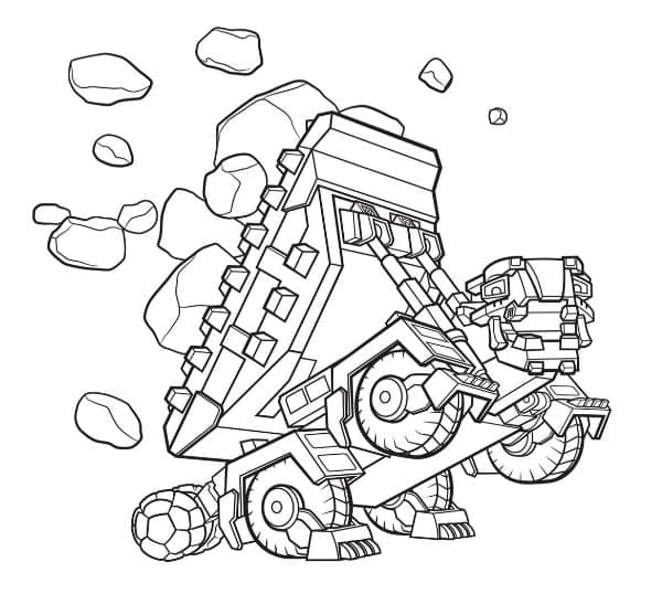 Coloriage Ton-Ton de Dinotrux