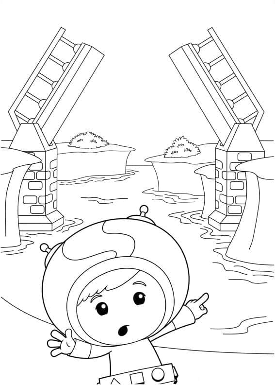 Umizoomi Geo coloring page