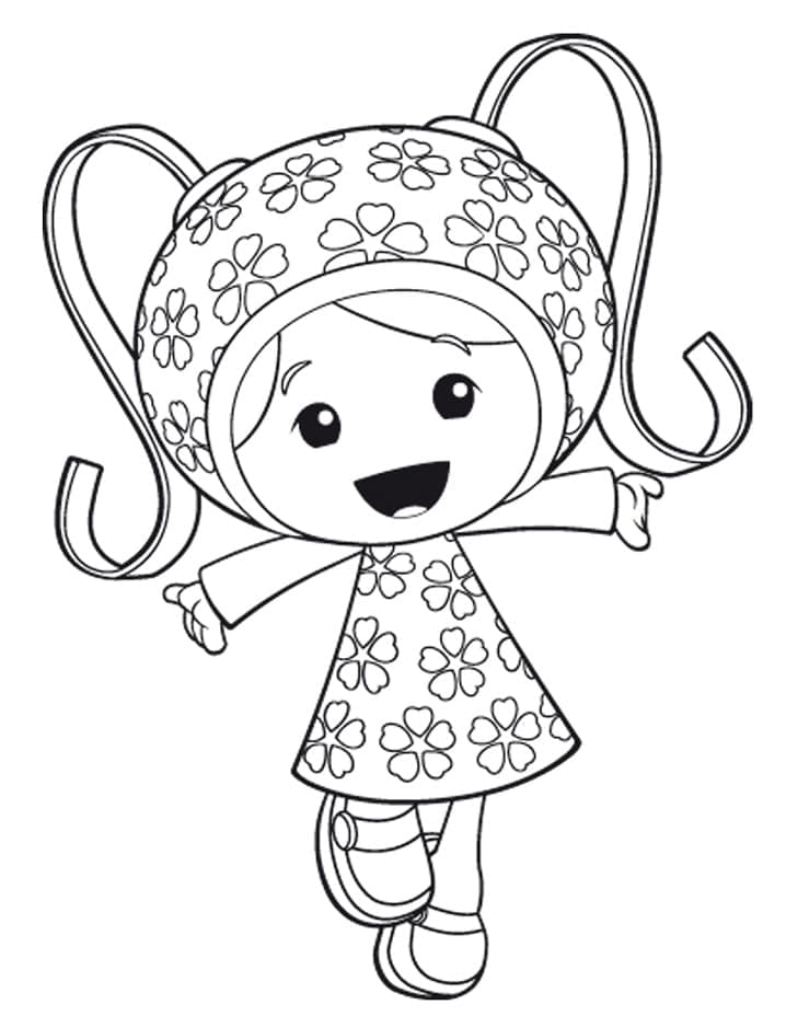 Umizoomi Milli coloring page