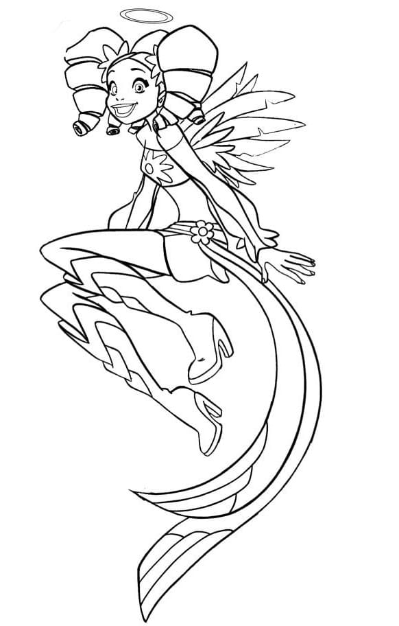 Urie de Angels Friends coloring page