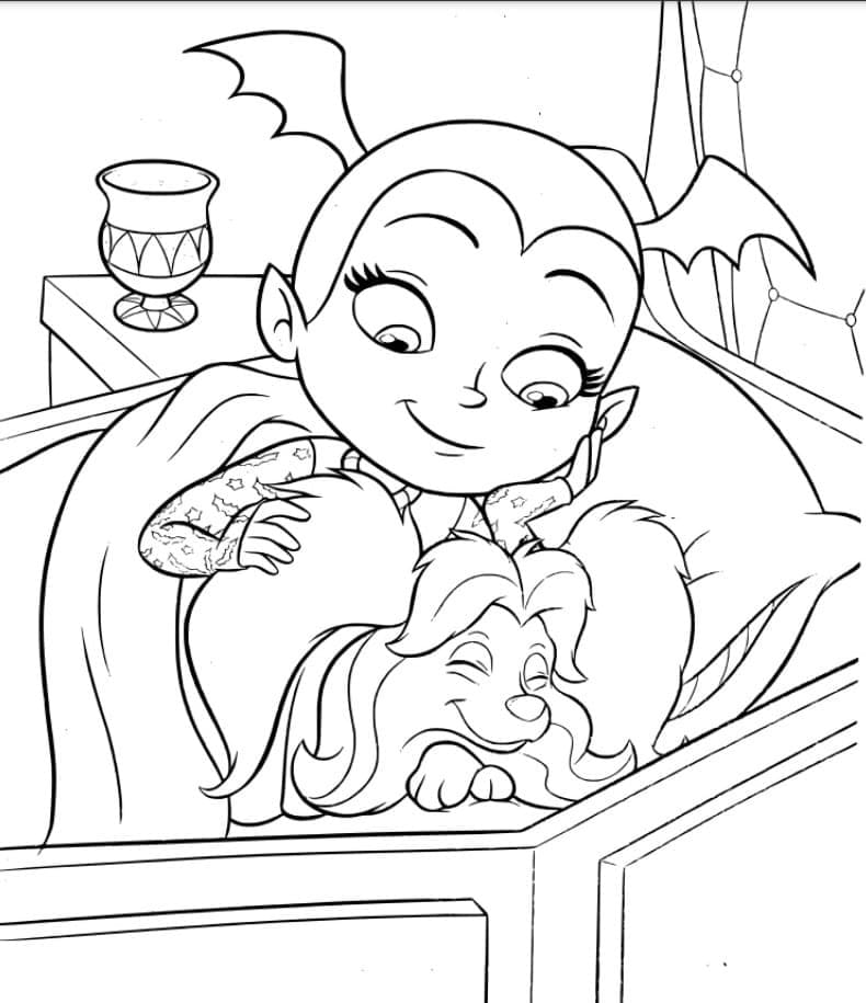 Coloriage Vampirina Gratuit