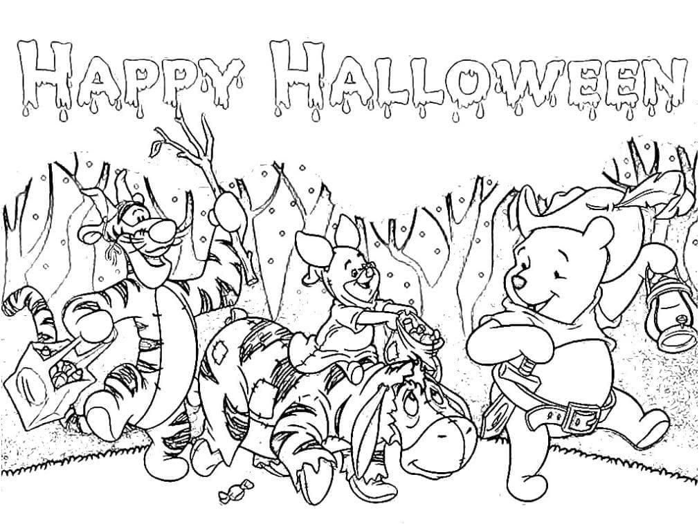 Dessin de Halloween Disney Gratuit coloring page