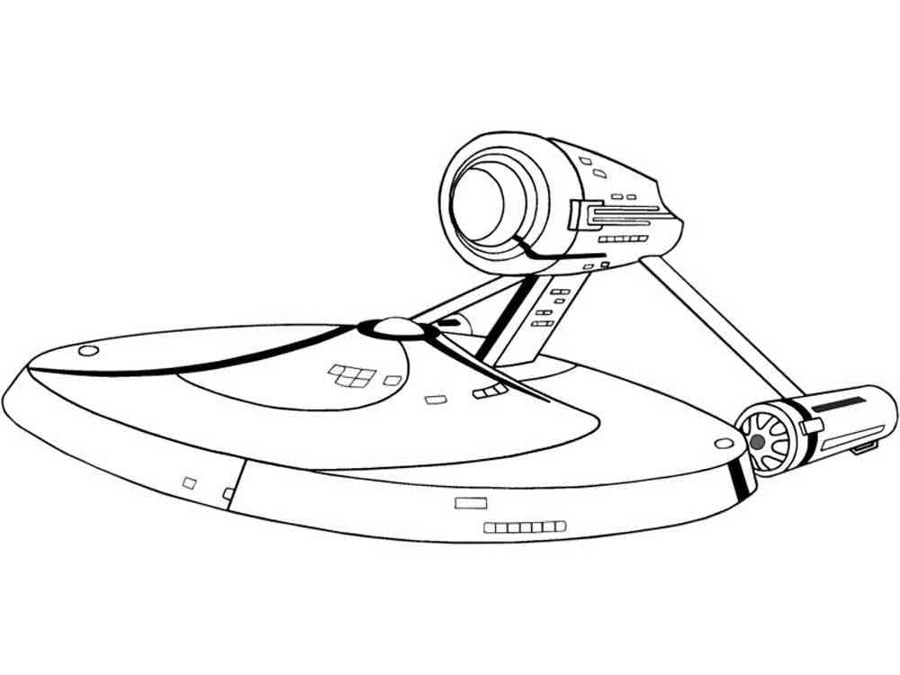 Dessin de Star Trek coloring page