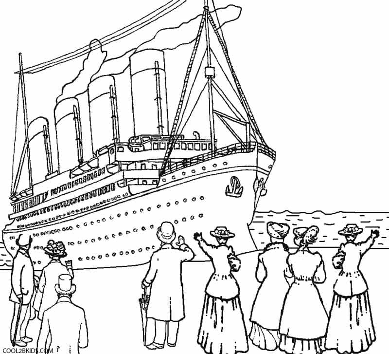 Dessin de Titanic coloring page