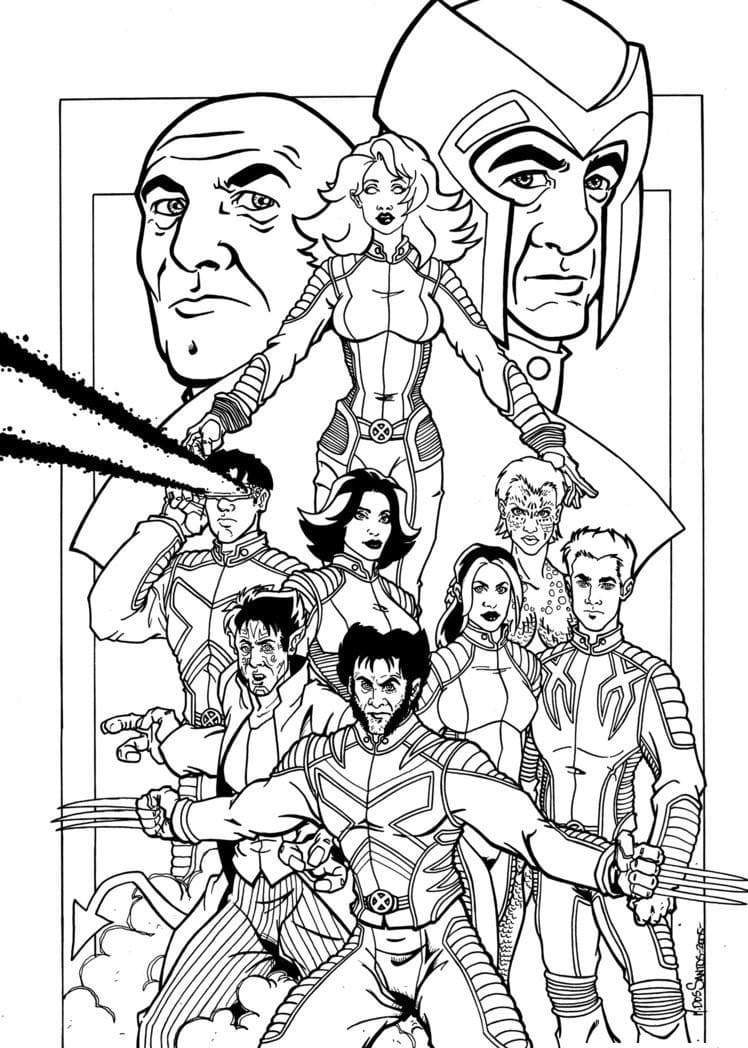 Dessin de X-Men coloring page