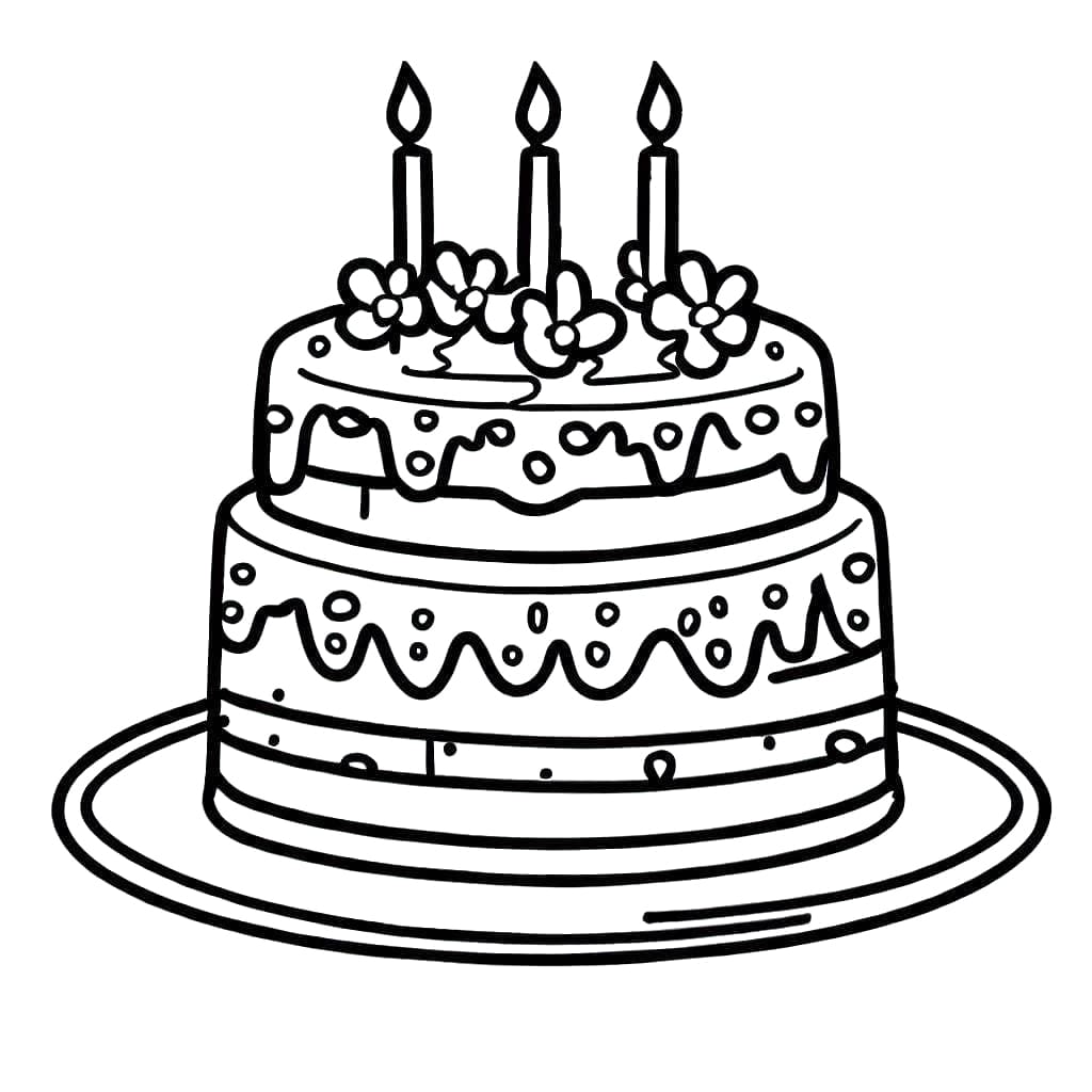 Coloriage G teau Anniversaire Imprimer Sur ColoriageEnfant Com Coloriage G teau Anniversaire Imprimer Sur ColoriageEnfant Com