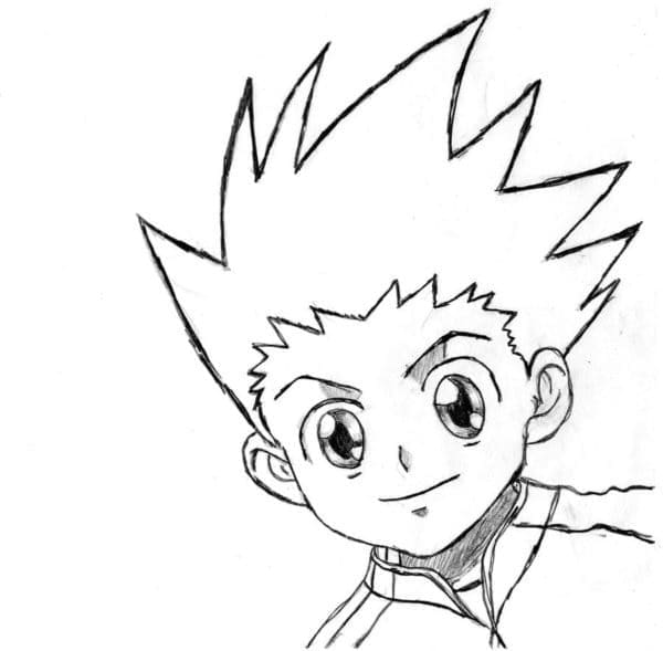 Gon Freecss Mignon coloring page