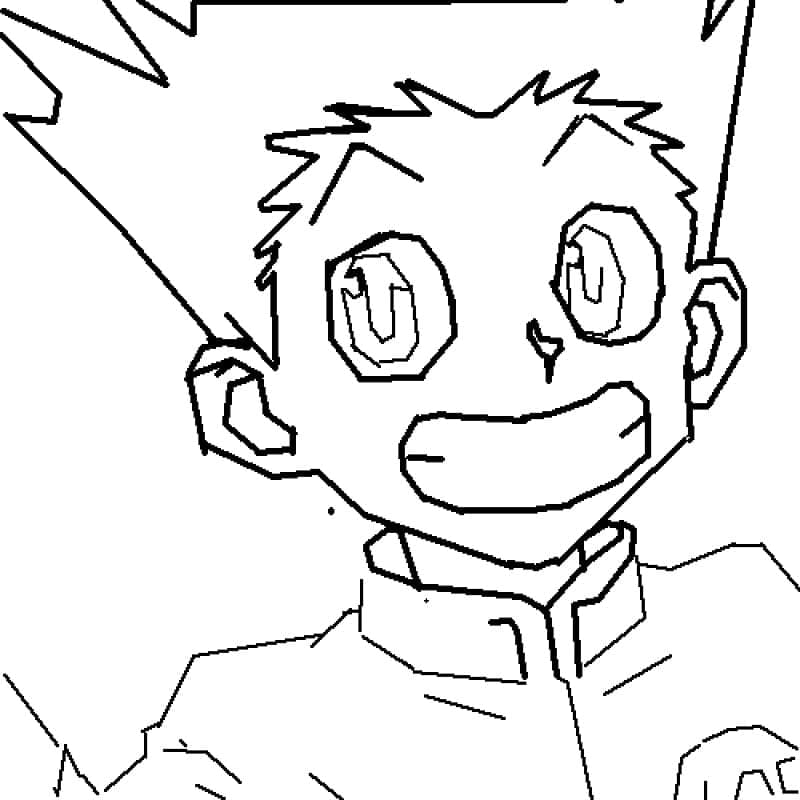 Gon Freecss coloring page