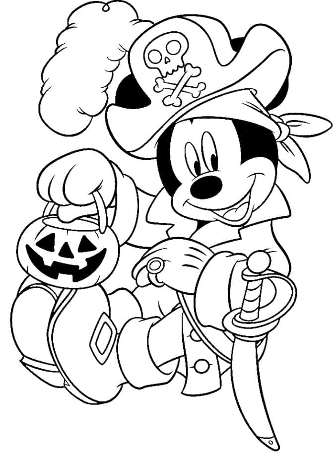 Halloween Disney 4 coloring page