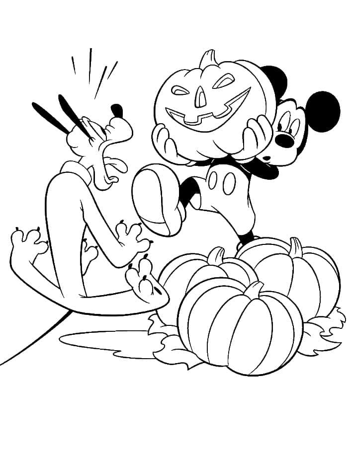 Halloween Disney 6 coloring page