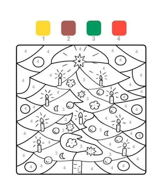 Coloriage Image de Magique Noël