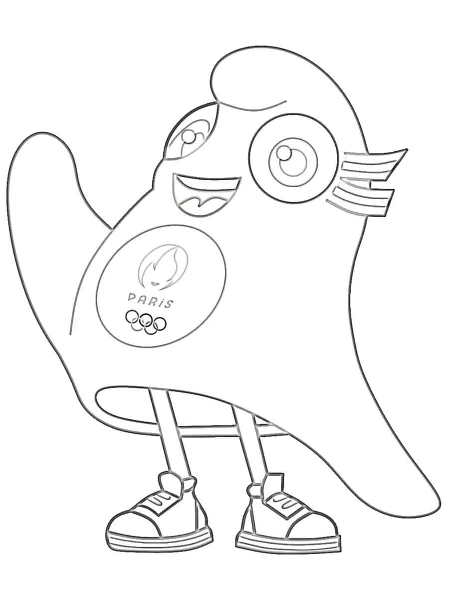 Jeux Olympiques de Paris 2024 Gratuit Pour les Enfants coloring page