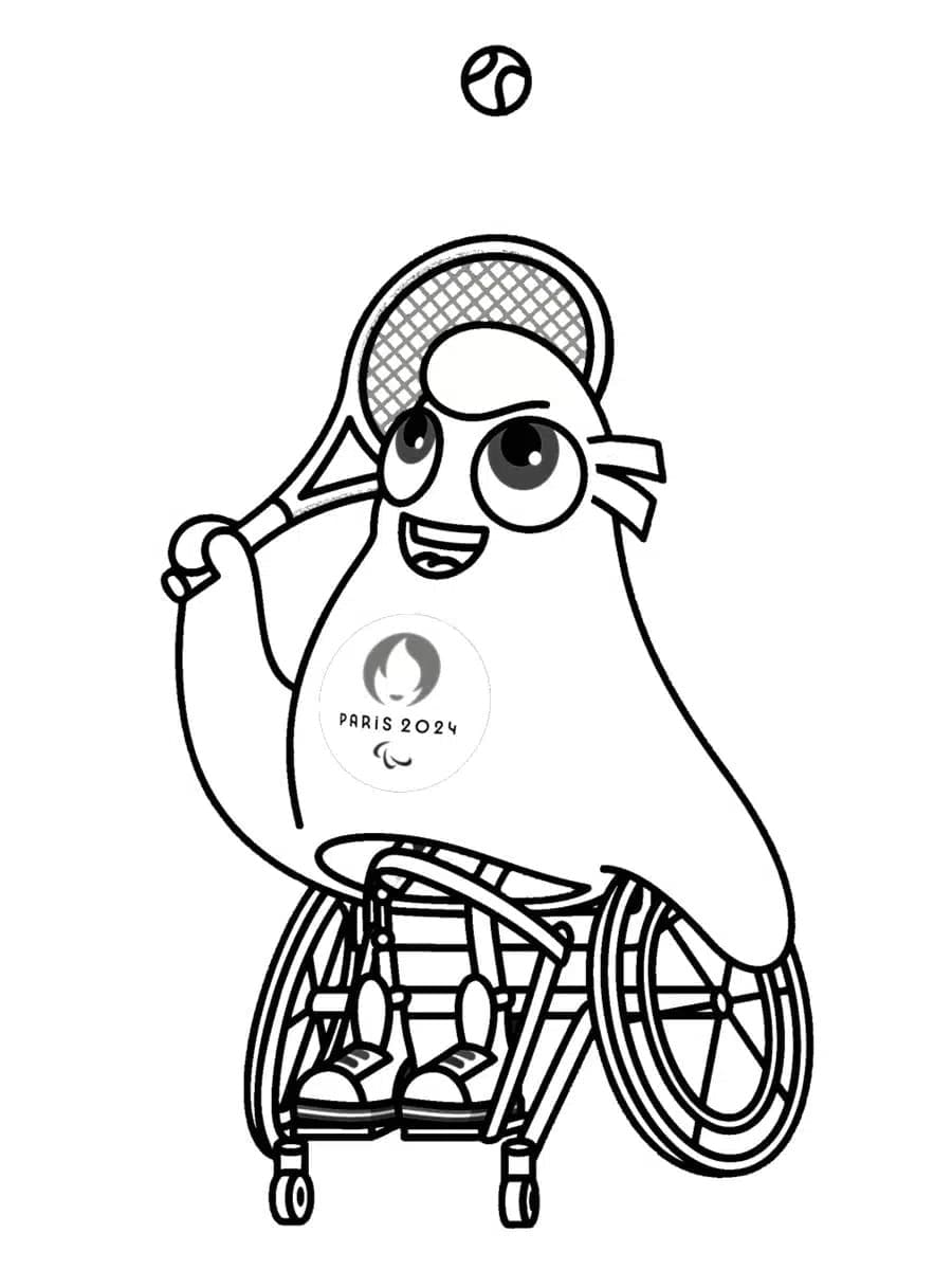 Jeux Olympiques de Paris coloring page