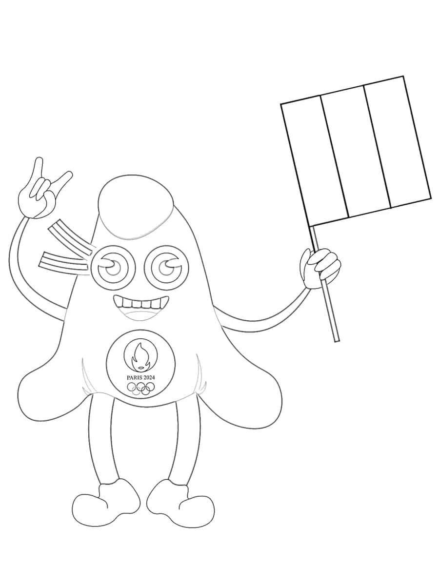 JO 2024 coloring page