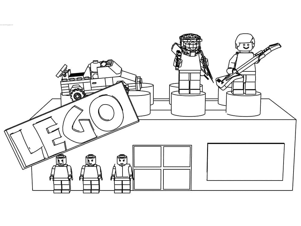 Coloriage Lego City 3