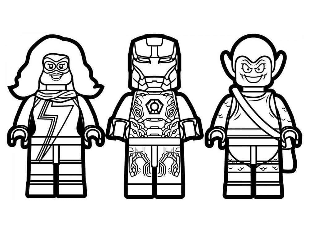Lego Marvel Pour les Enfants coloring page