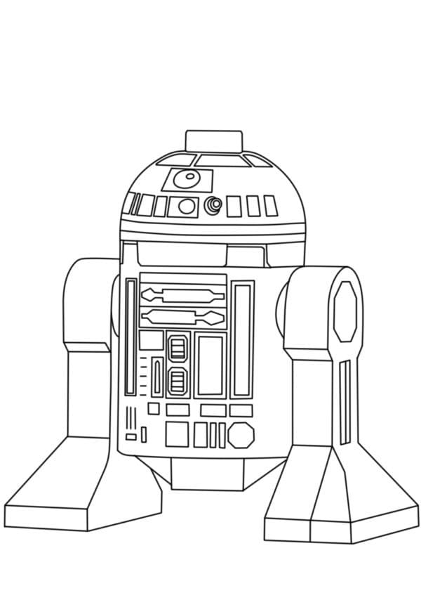 Coloriage Lego R2-D2