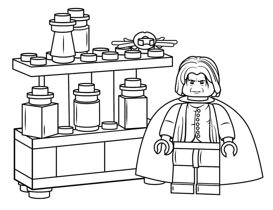 Coloriage Lego Severus Rogue