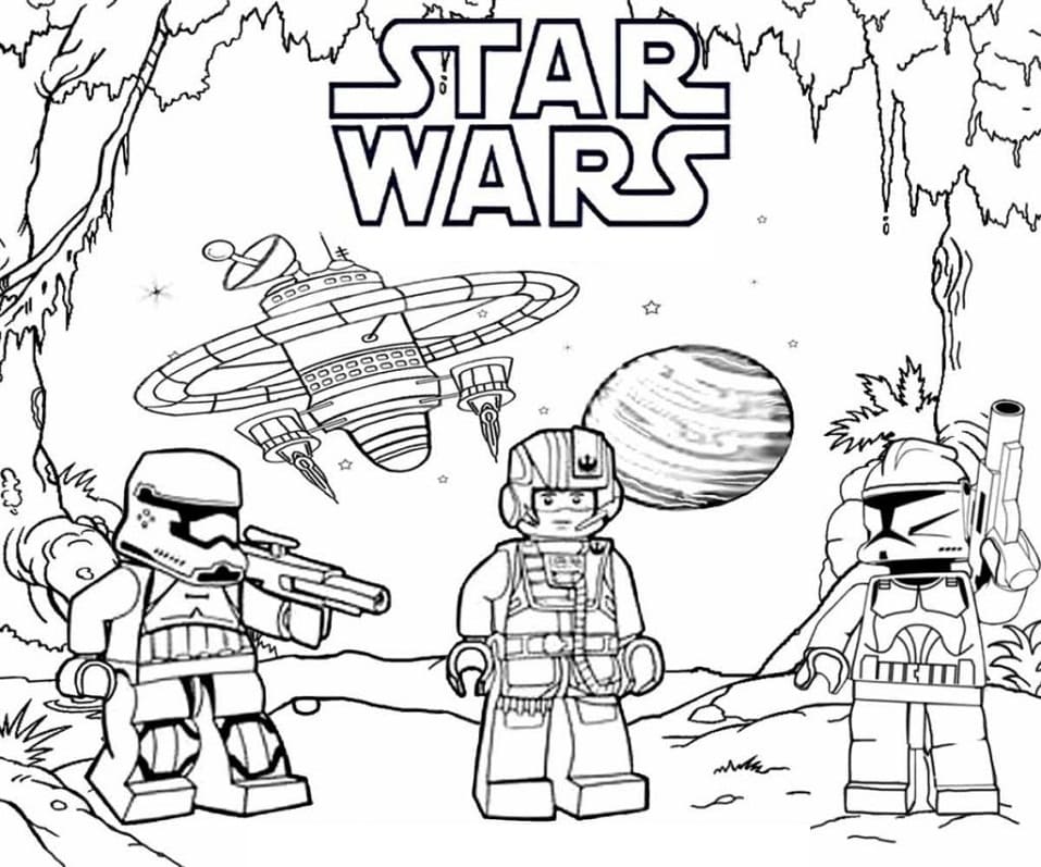 Lego Star Wars Pour Enfants coloring page