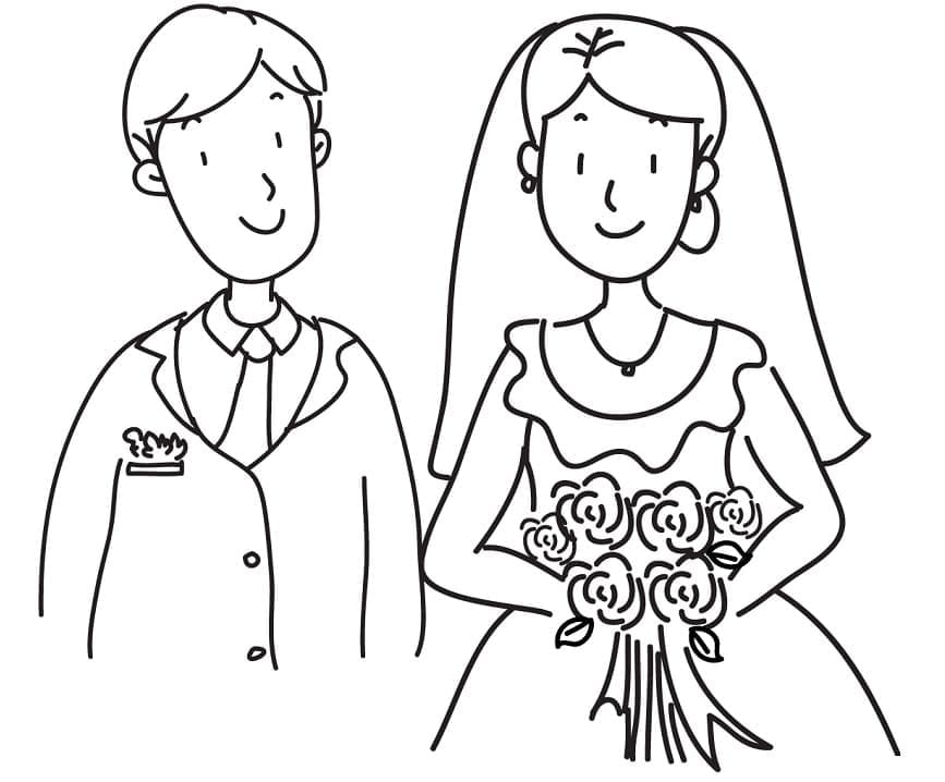 Mariage Pour les Enfants coloring page