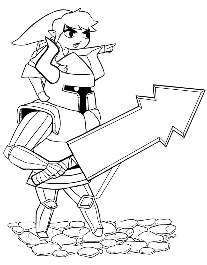 Petit Link coloring page