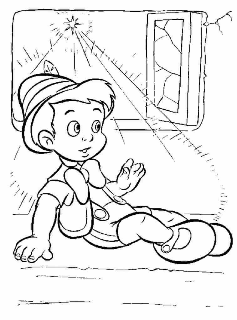 Pinocchio Mignon coloring page