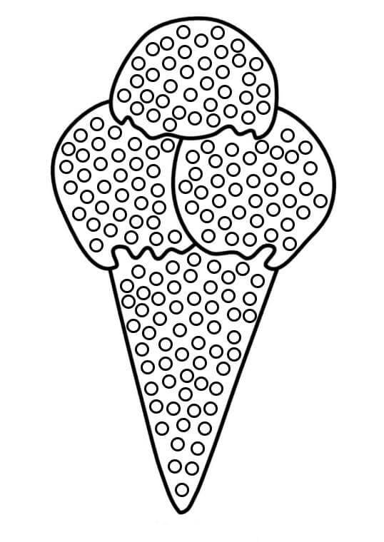 Pop It Glace coloring page