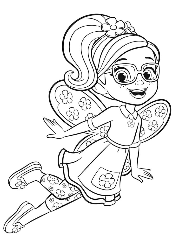 Coloriage Poppy de Butterbean's Cafe