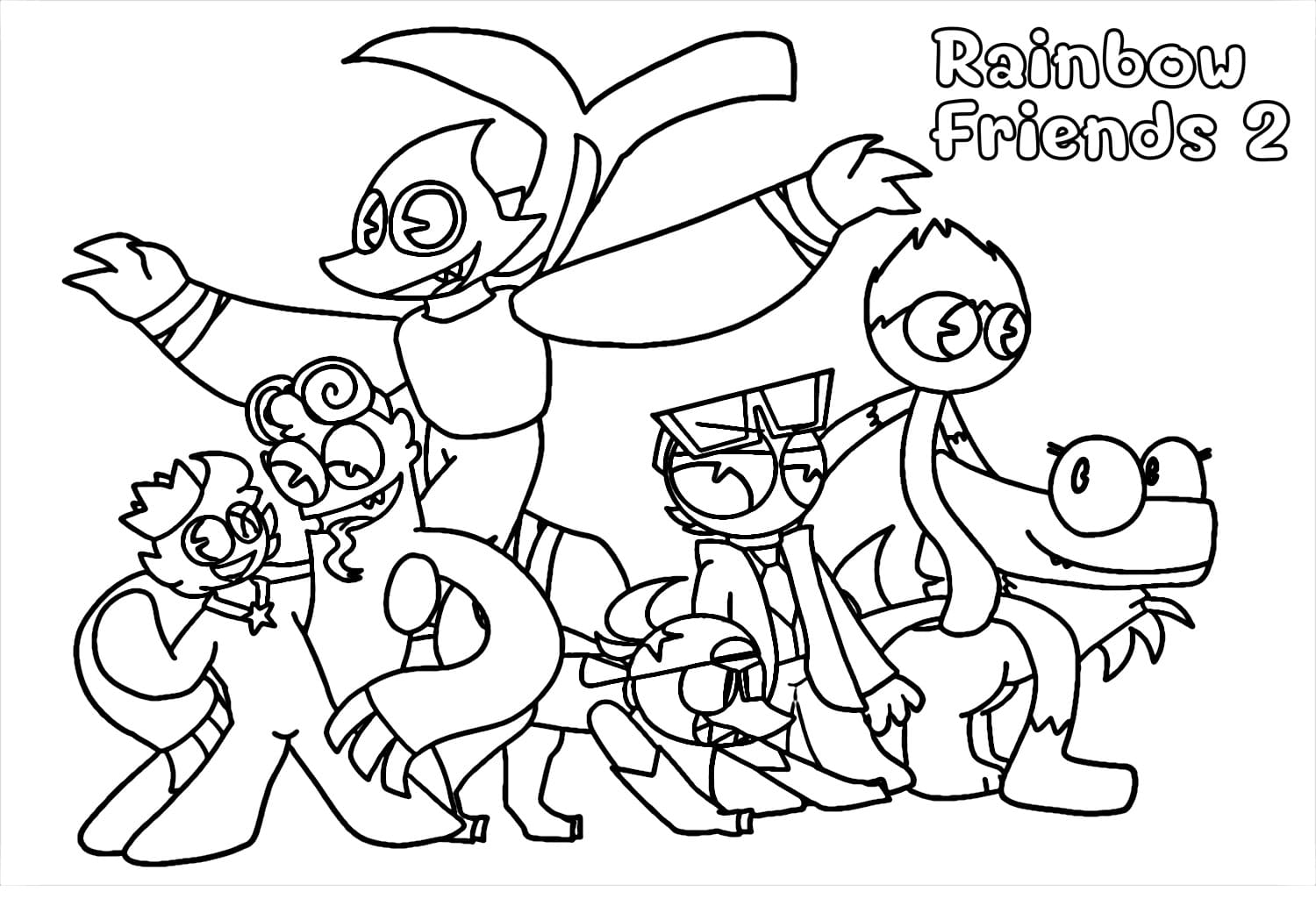 Coloriage Rainbow Friends Imprimable T l charger Et Imprimer Gratuit Coloriage Rainbow Friends Imprimable T l charger Et Imprimer Gratuit