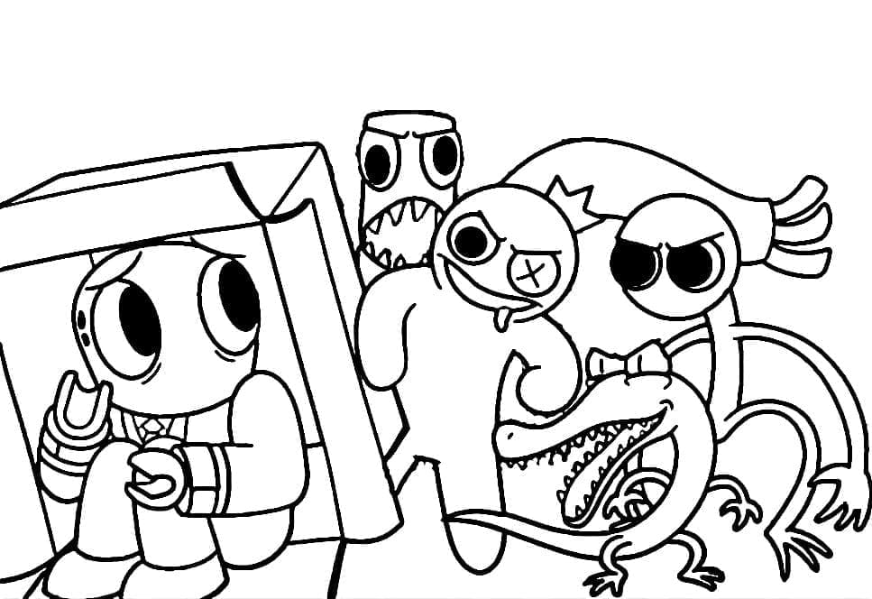 Coloriage Rainbow Friends Imprimable T l charger Et Imprimer Gratuit Coloriage Rainbow Friends Imprimable T l charger Et Imprimer Gratuit