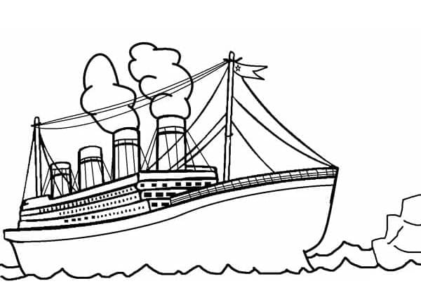 Titanic Imprimable coloring page