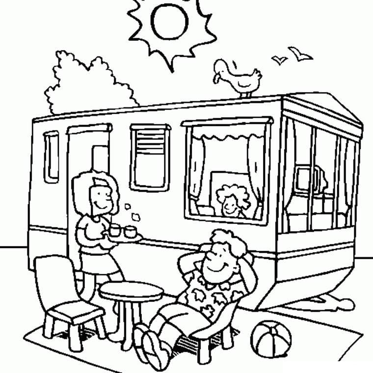 Vacances Gratuites Pour la Maternelle coloring page