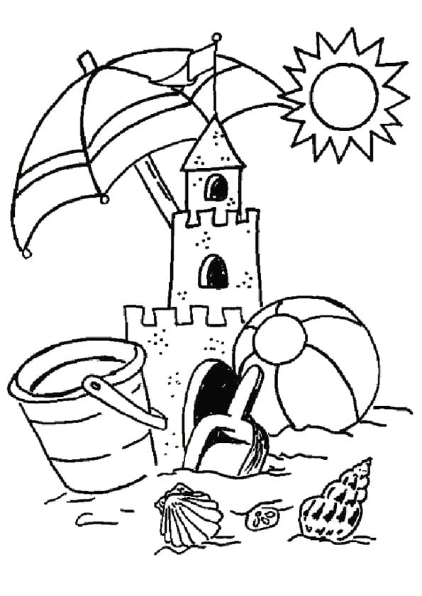 Vacances Maternelle 5 coloring page