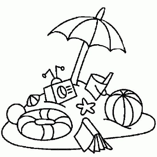 Vacances Maternelle 6 coloring page
