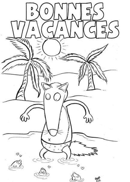 Vacances Maternelle 7 coloring page