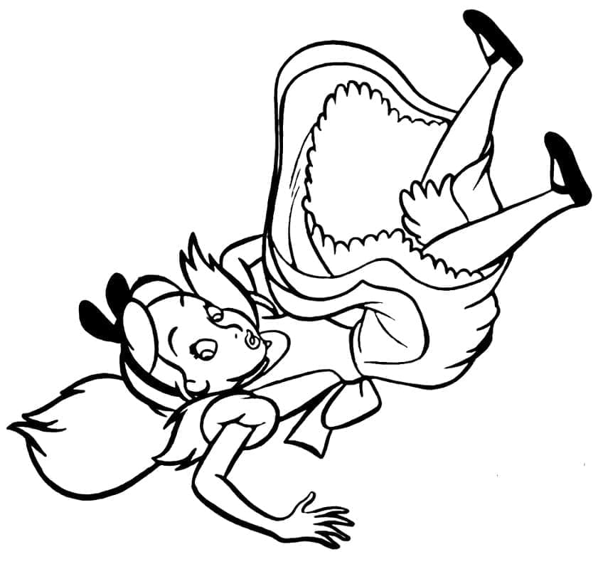 Alice Tombe coloring page